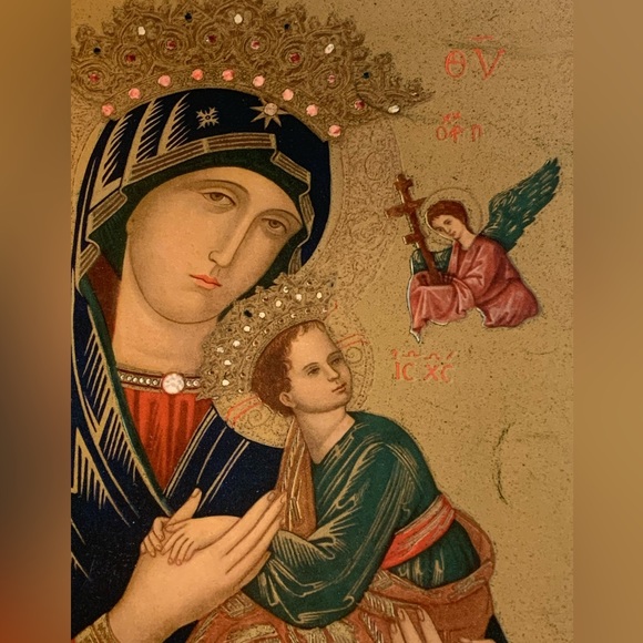 Vintage “Our Lady of Perpetual Help” Print - Picture 5 of 7